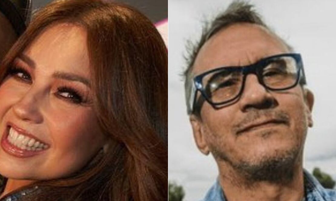 Thalía y Marciano Cantero. Fuente: producción Universal.