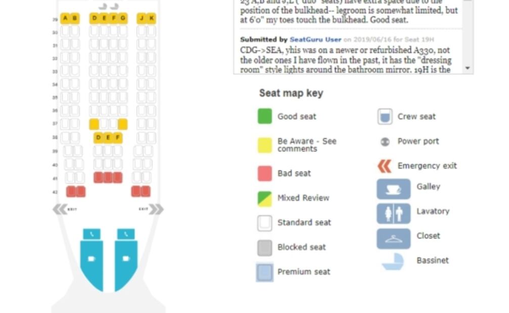 Cuál es el mejor asiento a bordo de un avión
