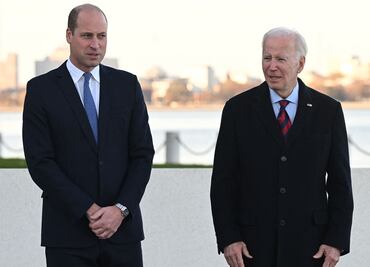 Biden y el príncipe Guillermo sostienen breve encuentro en Boston