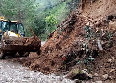 Intensas lluvias afectan 34 municipios de Hidalgo; hay vialidades dañadas y desbordamiento de arroyos
