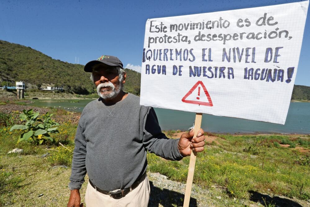Los inconformes aseguraron que desde 2010 alertaron a Conagua sobre el nivel de la presa y los problemas medioambientales, pero no fueron escuchados y hoy la crisis es más grave. Foto: Jorge Alvarado/El Universal