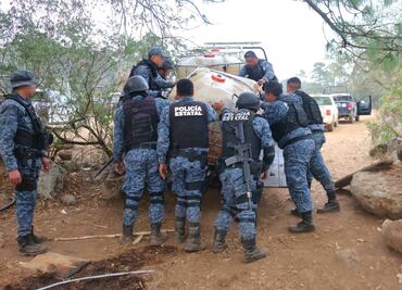 Aseguran 14 mil litros de combustible robado en Hidalgo