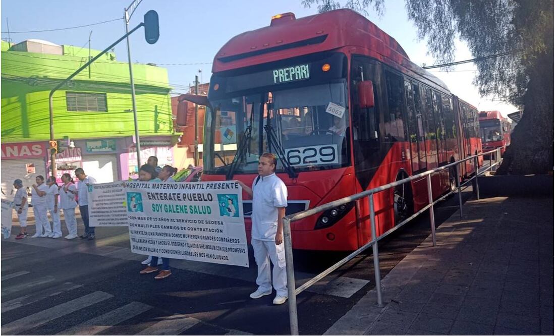 Bloquean Río Consulado y Eduardo Molina. Foto: Especial