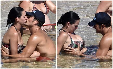 Captan en plena pasión a Katy Perry y Orlando Bloom