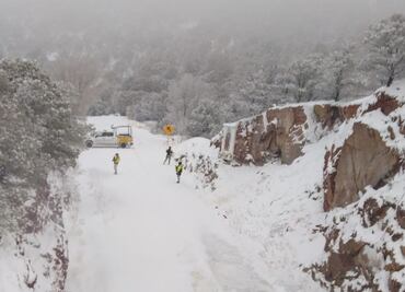 Más de 21 municipios de Chihuahua se visten de blanco por nevadas; activan 31 refugios temporales