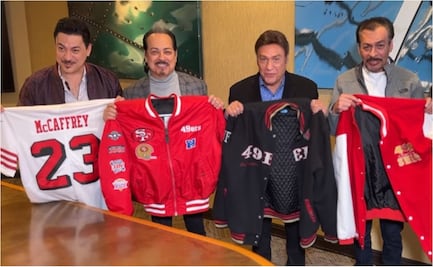 Los Tigres del Norte presumen su apoyo a los 49ers para el Super Bowl LVIII