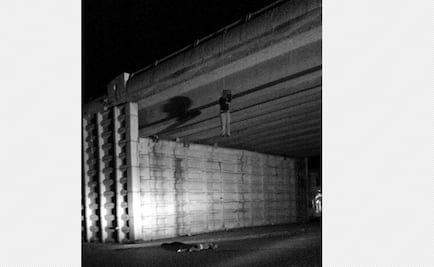 Cuelgan a mujer de puente en Zacatecas