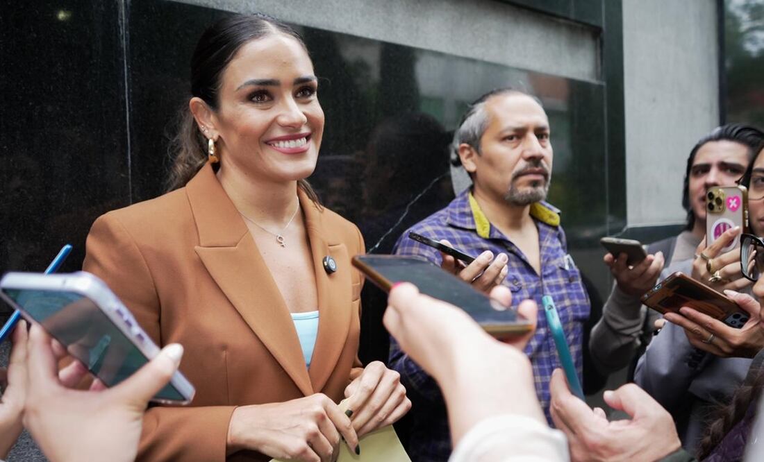 Alessandra Rojo de la Vega destacó su orgullo por la gente que habita en la alcaldía Cuauhtémoc, y aseguró que sabe el tamaño de los retos que tendrá al frente de esa administración. Foto: Especial