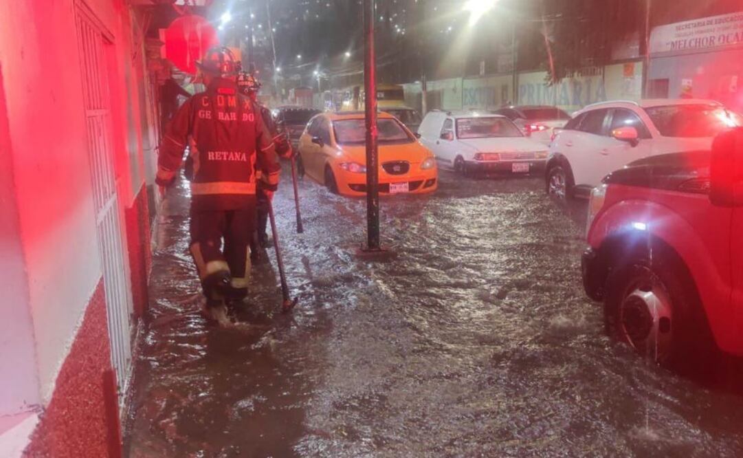 Se registraron inundaciones en la zona de Cuautepec. Foto: Especial