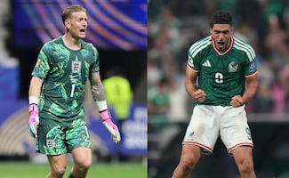 Jordan Pickford, portero de Inglaterra, es la víctima preferida de Raúl Jiménez en la Premier League 
