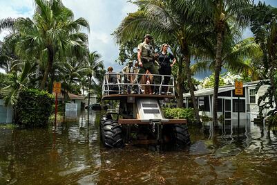 ¿Por qué las lluvias torrenciales en el sureste de Florida no se detenían?