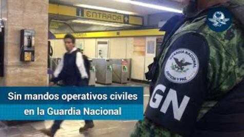 Ningún mandó civil en coordinaciones de Guardia Nacional