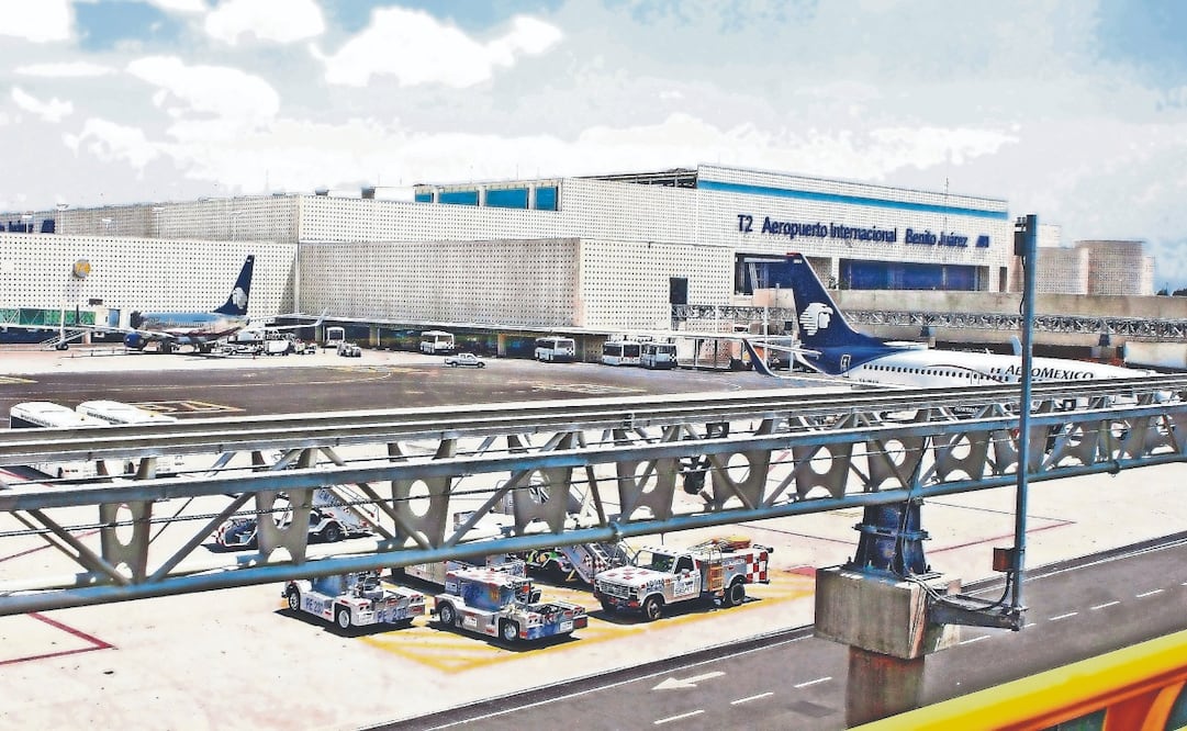 La saturación de los edificios terminales del AICM permanece para la Terminal 1 de las 05:00 a las 22:59 horas; y para la Terminal 2, de las 06:00 a las 10:59 horas. Foto: Archivo/El Universal