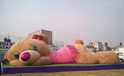 Xonita, la osa de peluche más grande del mundo visitará el Parque Naucalli