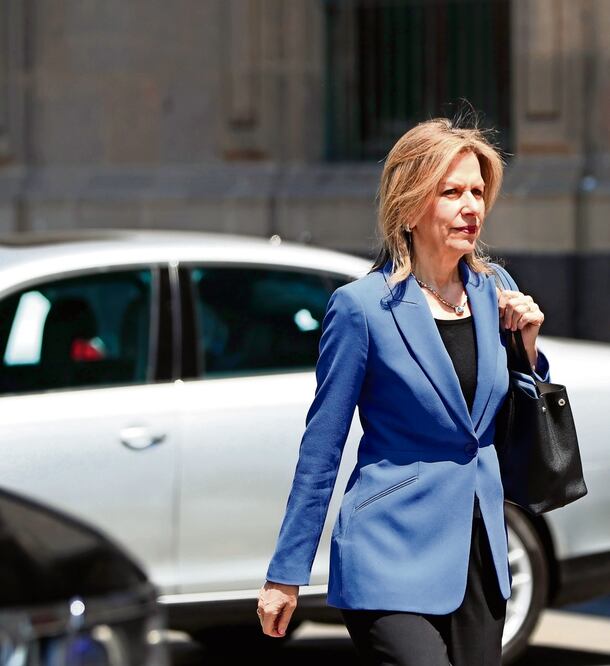 La asesora para Seguridad Nacional, Elizabeth Sherwood-Randall, el 2 de mayo pasado, al llegar a Palacio Nacional en la Ciudad de México. Foto: Mario Guzmán / EFE