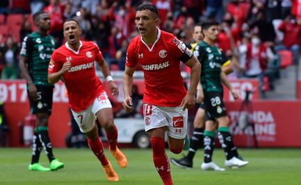 Toluca consigue el triunfo en el Nemesio Diez ante Santos