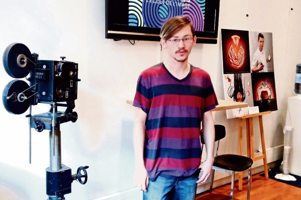 Diego Torres aplicó a un programa en Gobelins para estudiar animación digital en París; sólo fueron seleccionados 21 jóvenes de 17 nacionalidades distintas (CARLA MARTÍNEZ. EL UNIVERSAL)