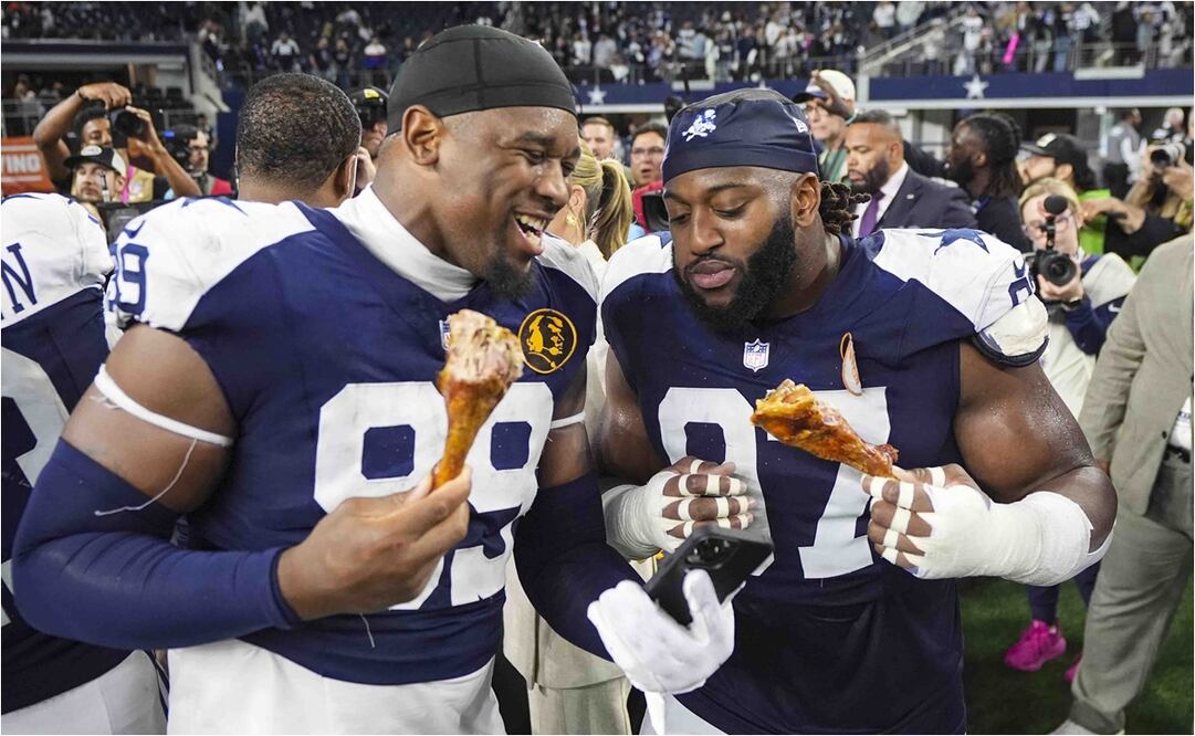 Los Cowboys rompieron una racha de cinco derrotas consecutivas dentro de la tradicional jornada del Día de Acción de Gracias. FOTO: AP