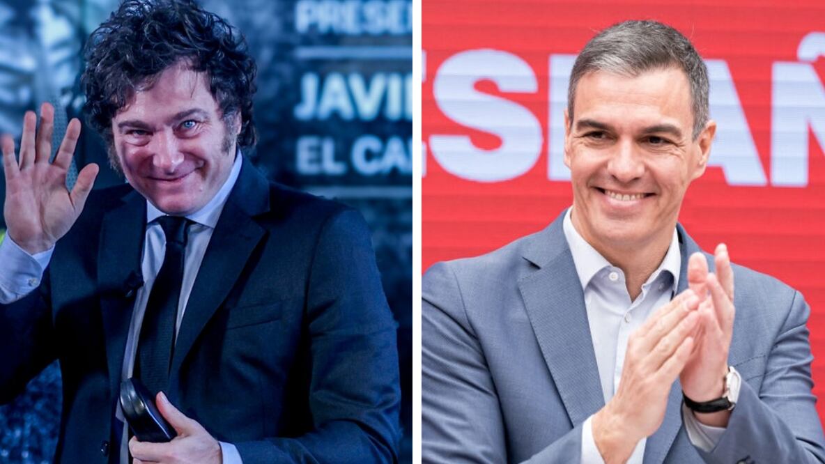 "Las tensiones entre Milei y Sánchez son fuegos artificiales que benefician a ambos". Foto: BBC