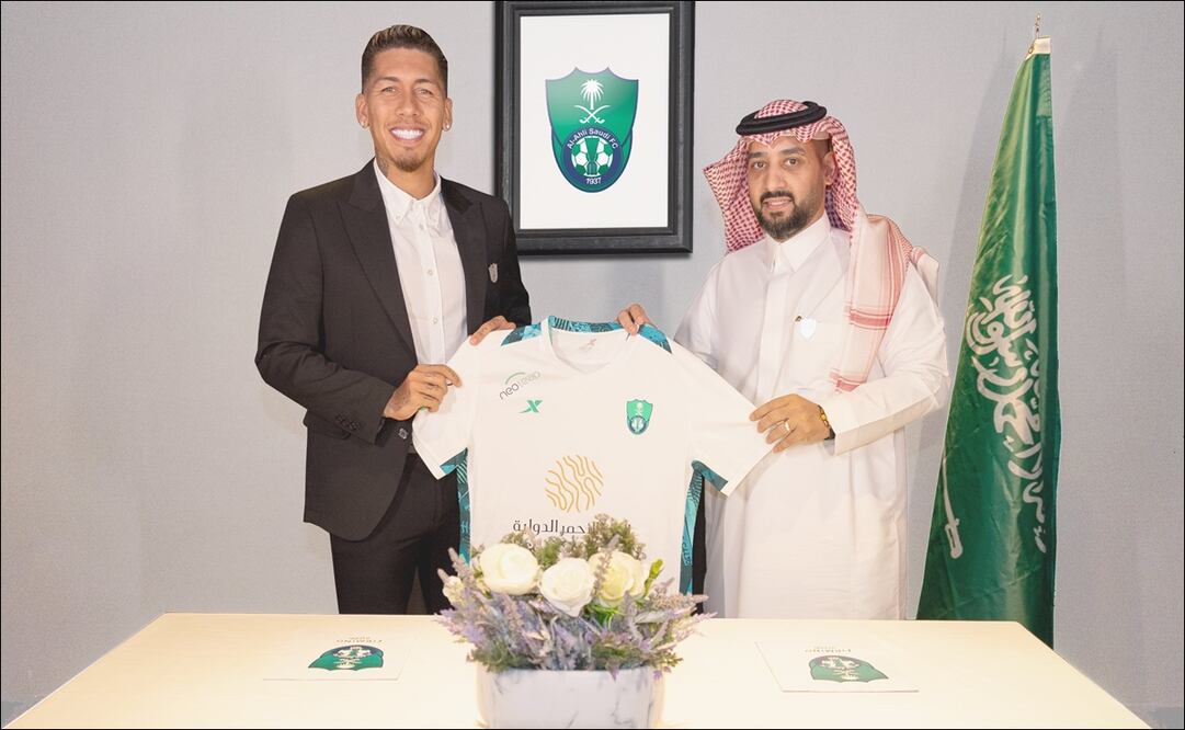 Roberto Firmino se une a otras grandes estrellas del mundo que jugarán en Arabia Saudita / FOTO: @ALAHLI_FC