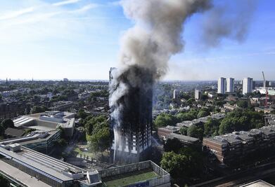 Se reportan 6 muertos por incendio en Londres 