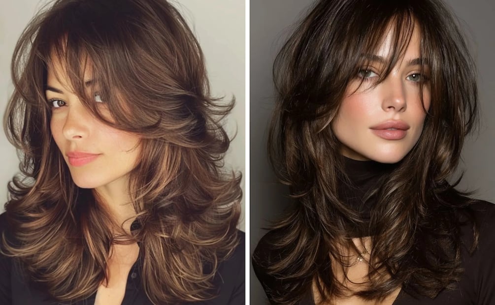 Capas, fleco y movimiento: el combo que domina los cortes de cabello en 2026. Foto: Instagram @cristintehil