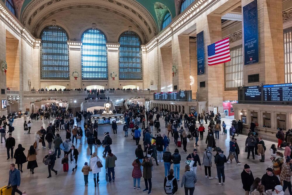 La Terminal Grand Central en el centro de Manhattan, en la ciudad de Nueva York. Foto: AFP