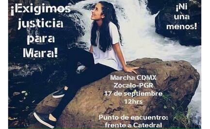 Llaman a marcha tras feminicidio de Mara Castilla