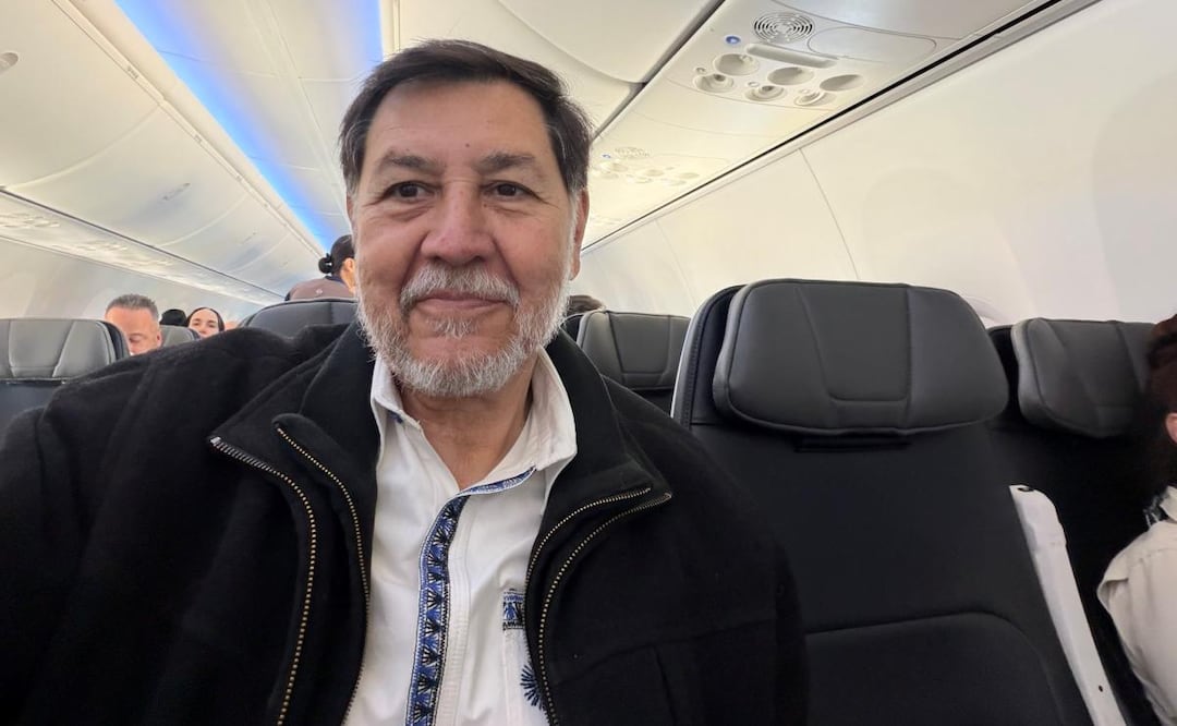 Gerardo Fernández Noroña emprende nuevo viaje al extranjero y presume su llegada a Colombia (19/02/2026). Foto: X (@fernandeznorona)