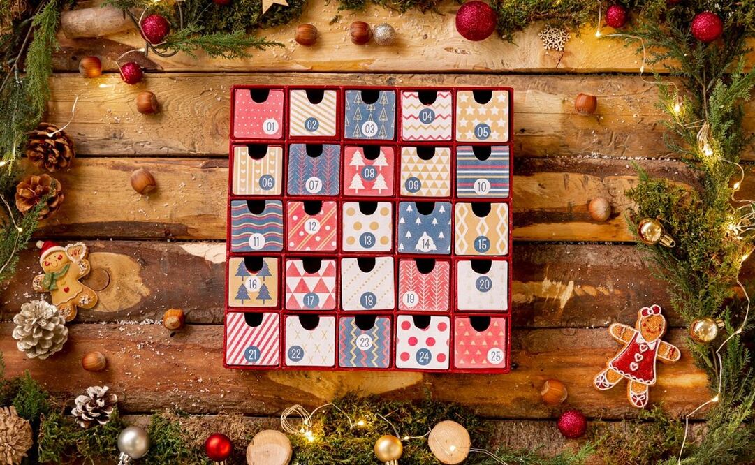 El calendario de Adviento puede llevar regalos y sorpresas, como dulces. Foto: Freepik