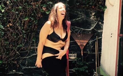 Con poca ropa, Regina Orozco defiende su cuerpo