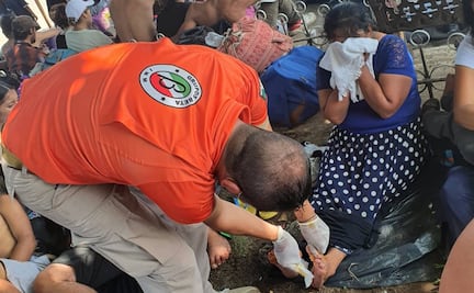 INM atiende problemas médicos de miembros de caravana migrante en Chiapas