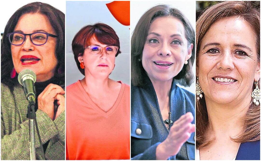 1.- Cecilia Soto
Excandidata presidencial (1994)
2.- Patricia Mercado
Excandidata presidencial (2006)
3.- Josefina Vázquez Mota
Excandidata presidencial (2012)
4.- Margarita Zavala
Excandidata presidencial (2018)