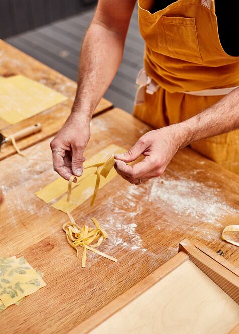 En el taller de pasta se aprenderán a hacer distintas variedades de este platillo. (Foto Cortesía)