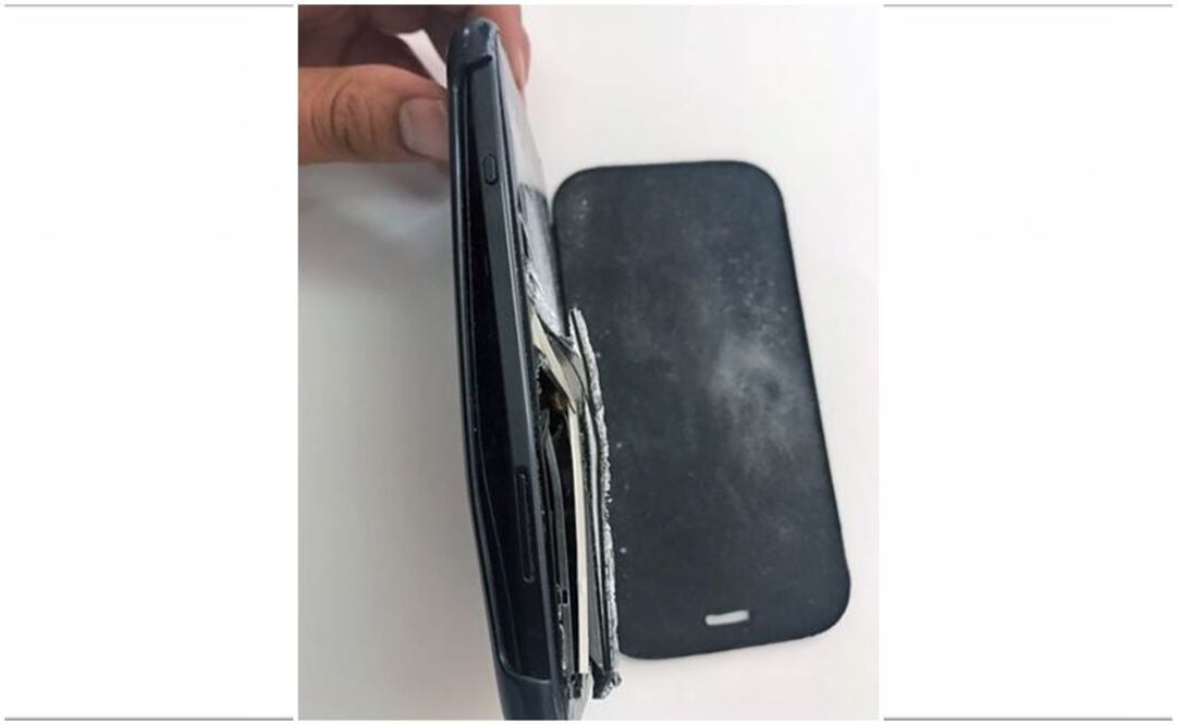 Celular salva vida de policía de Neza