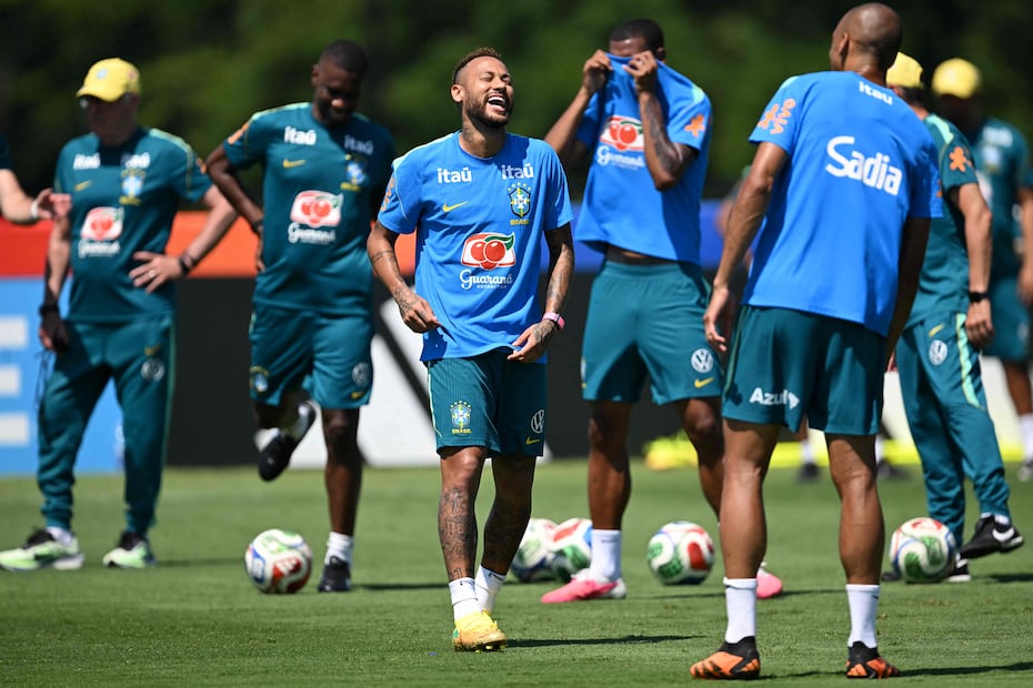 Selección de Brasil en entrenamiento, durante el Mundial de 2026 - Foto: AFP
