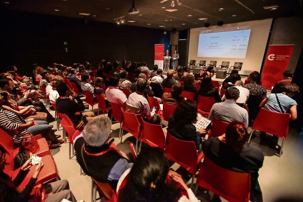 Hoy y mañana, en el Centro Cultural de España, se celebrarán ponencias, mesas redondas y talleres. Foto: CONTEC México
