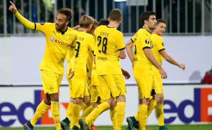 Aubameyang conduce al Dortmund a la victoria