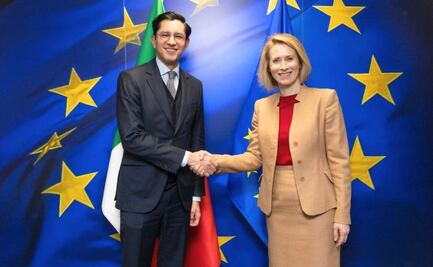 México y Unión Europea avanzan en Acuerdo Global Modernizado; Roberto Velasco sostiene reunión en Bruselas con Kaja Kallas