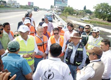 Autoridades inspeccionan puntos de riesgo de la vialidad
