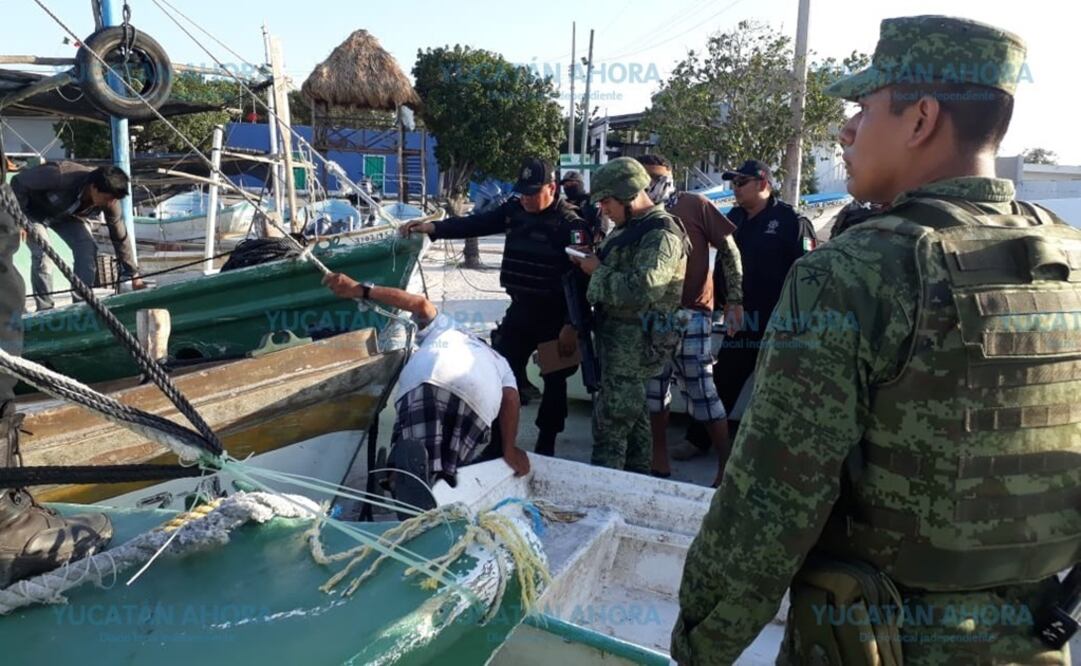 La pesca y comercio ilegal de especies en veda se ha recrudecido los últimos meses en la costa yucateca. Foto: Especial