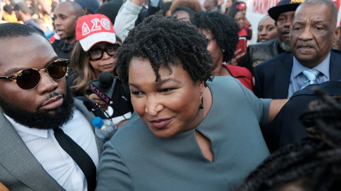 Stacey Abrams es una de las estrellas emergentes del Partido Demócrata. Foto: Reuters