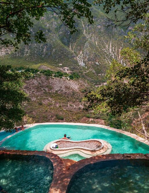 Grutas de Tolantongo, en Hidalgo. Foto Istock