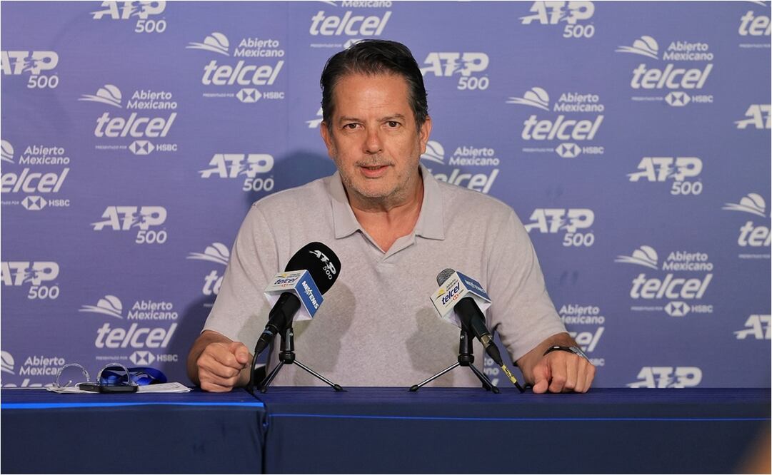 Álvaro Falla aseguró que el Abierto Mexicano de Tenis "es por y para Acapulco" / FOTO: CORTESÍA MEXTENIS
