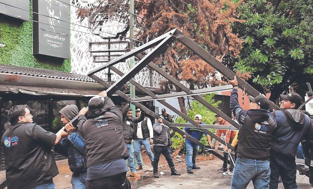 El programa tiene como objetivo la sana convivencia y que los vecinos no sean afectados por los enseres de los comercios. Foto Especial