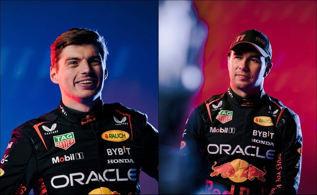 Mad Max y Checo vivirán su tercera temporada juntos en la escudería austriaca. FOTO: ESPECIAL 