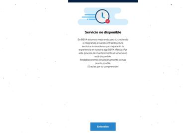 Usuarios reportan nueva falla en servicios de BBVA México