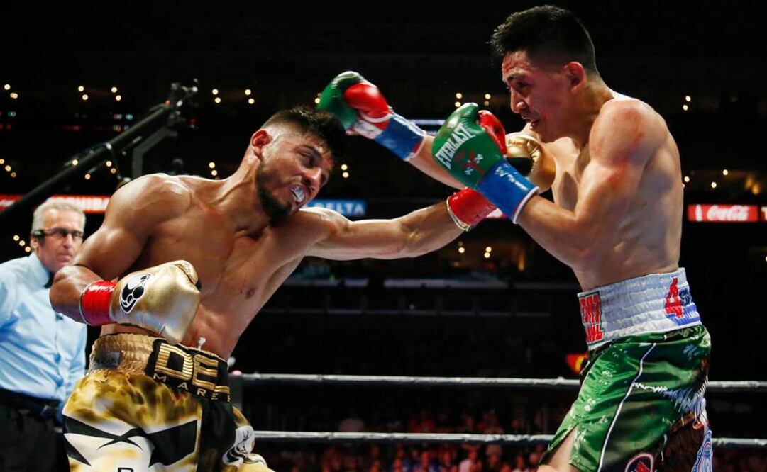 Leo Santa Cruz derrotó 117-111, 114-114 y 117-111 a Abner Mares
