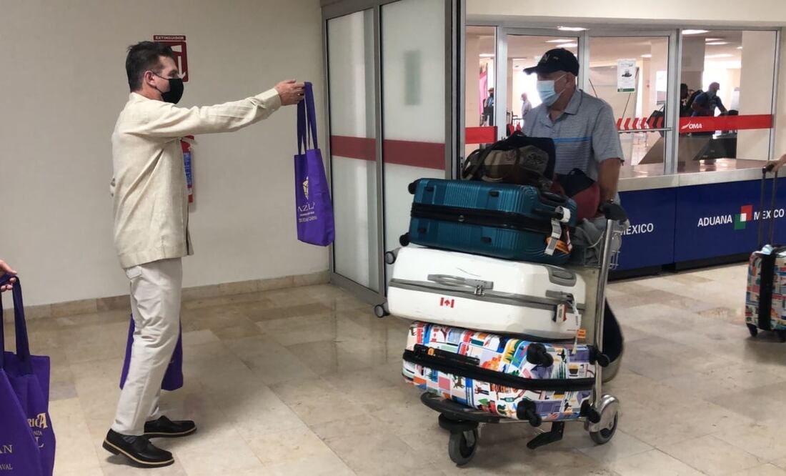 El turismo aéreo tuvo un retroceso del 3.6% menor a los 2 millones 20 mil viajeros reportados. Foto: Especial