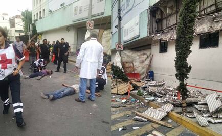 Cae andamio de fachada de Procuraduría capitalina